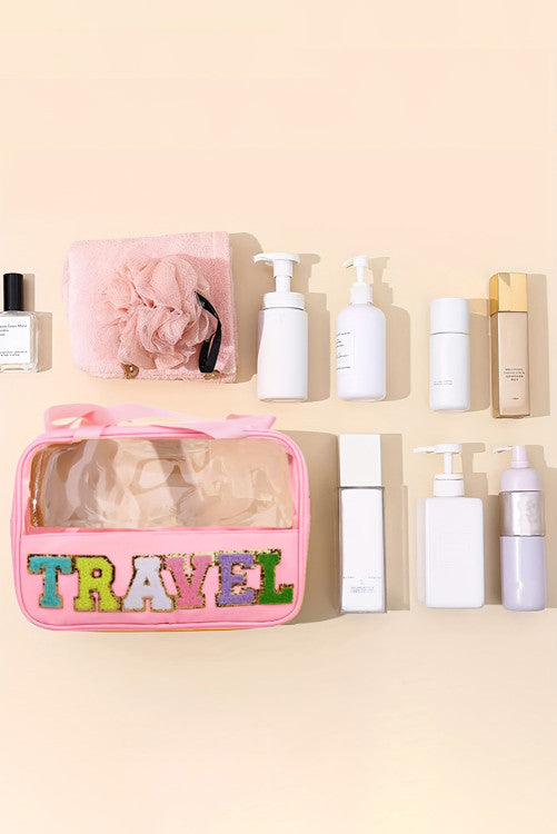 Love to Travel Cosmetic Bags